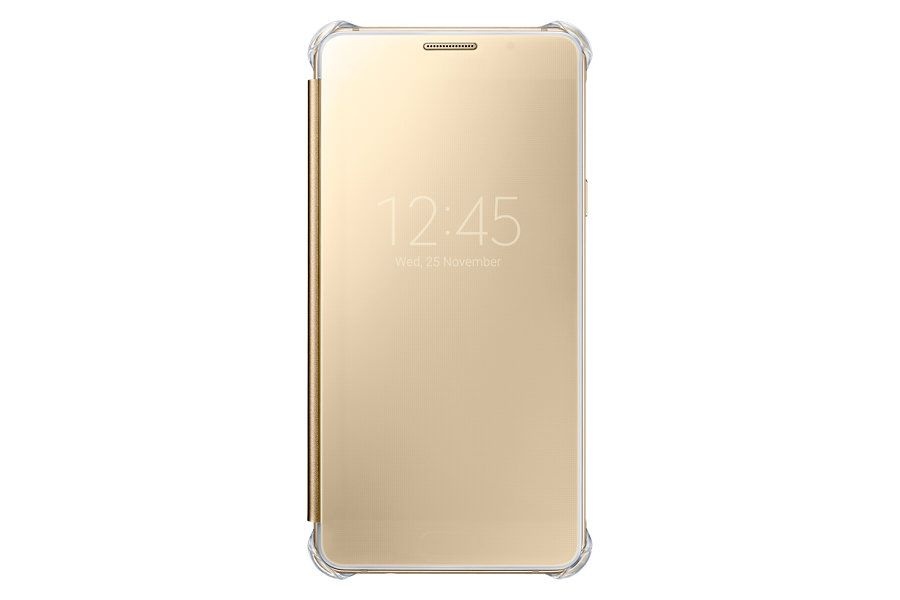 Samsung Galaxy A5 (2016) mobiilikott Clear View Cover, kuldne