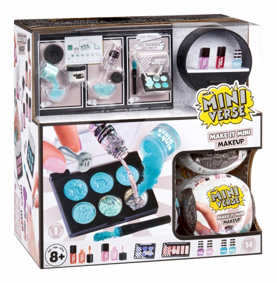 MGA mängufiguur Miniverse Make It Mini Makeup Display 15 pcs