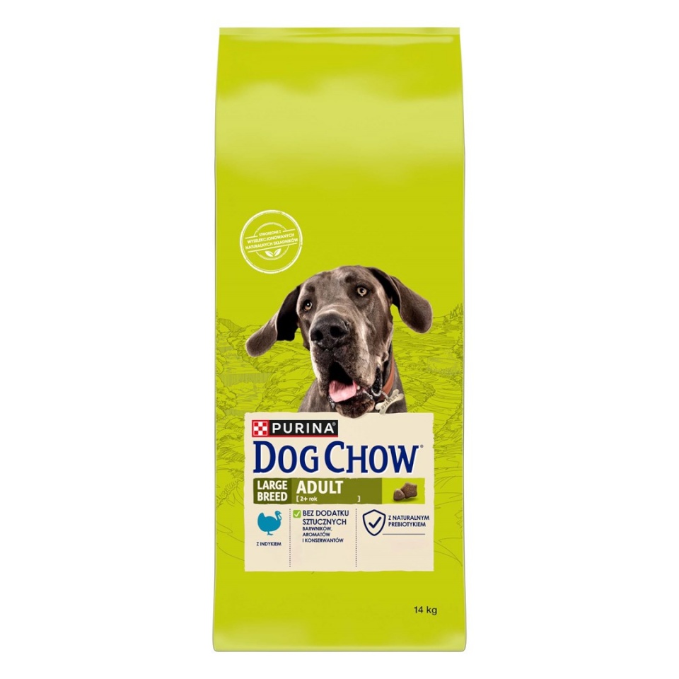 Purina Nestle kuivtoit koerale Dog CHOW Large Breed Adult Turkey, 14kg 