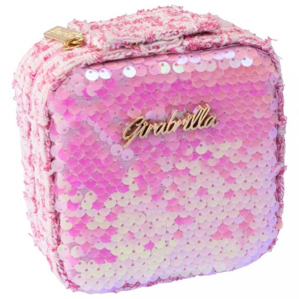 Nice Mini makeup suitcas light roosa