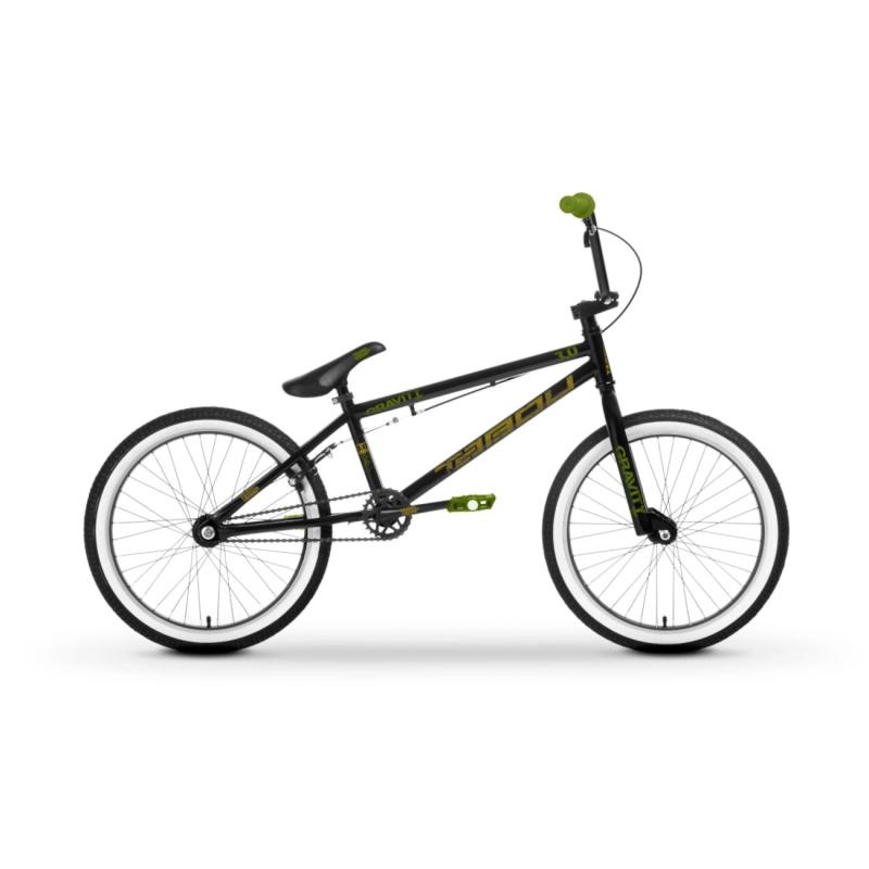 Tabou laste jalgratas Gravity 3.0 BMX, must-roheline