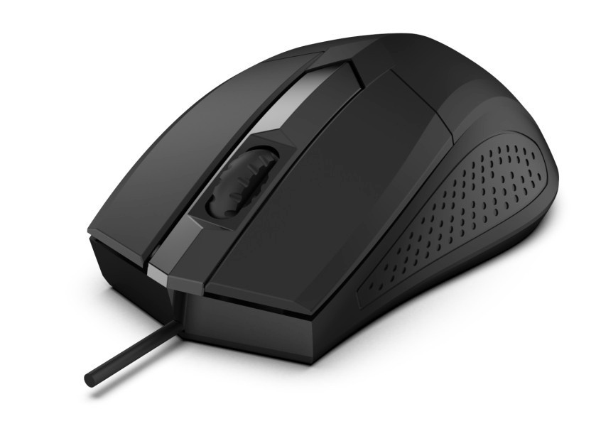 Rebeltec hiir Focus USB Optical Mouse, 1200DPI 3 Buttons and Scroll Wheel, Sensitivity 125Hz, Cable 1.8m, Weight 66g