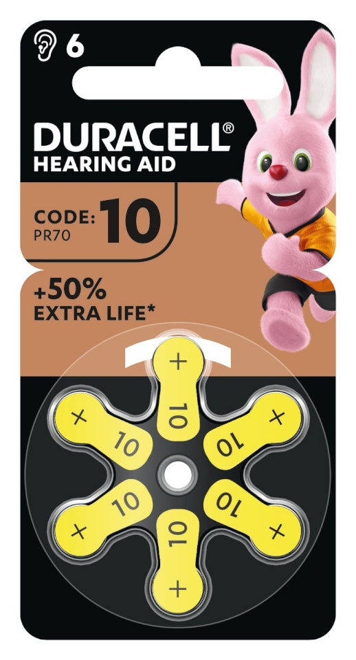 Duracell kuuldeaparaadile 10 6tk.