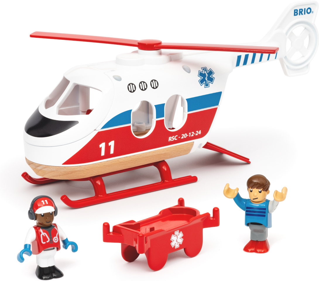 BRIO mänguauto World Rettungshubschrauber