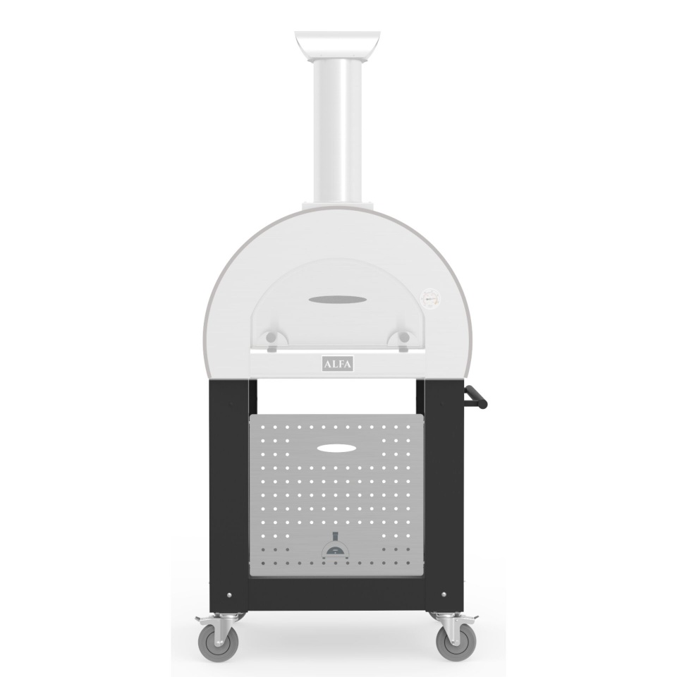 Alfa Forni grilltarvik Base for 5 Minuti must