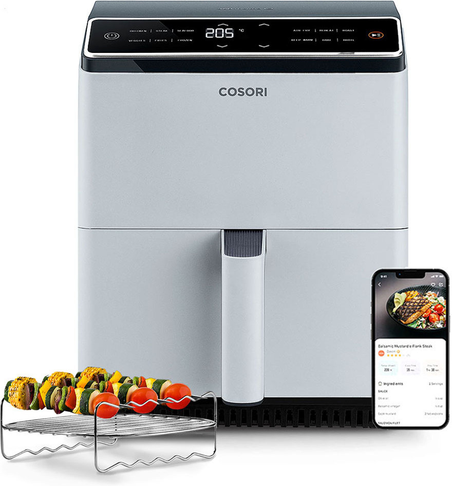 Cosori kuumaõhufritüür Dual Blaze Airfryer, hall
