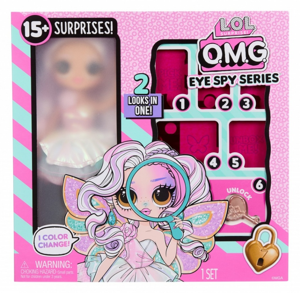 Mga mängunukk Doll L.O.L. Surprise OMG Eye Spy Rockstar