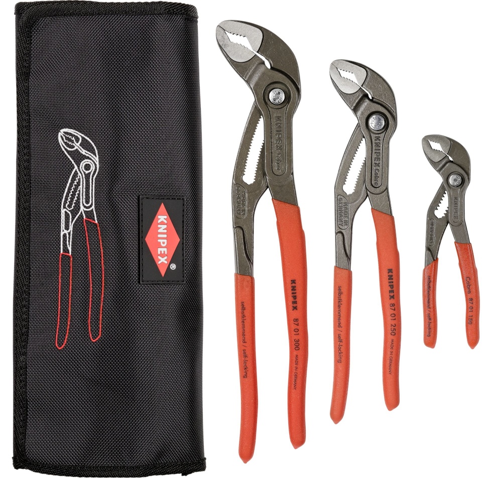 Knipex tangide komplekt Cobra-Set, 3-osaline