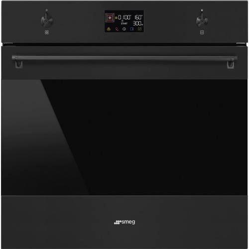 SMEG mikro-kombiahi SO6302M2N Classic, 68L, aurupuhastus, matt must