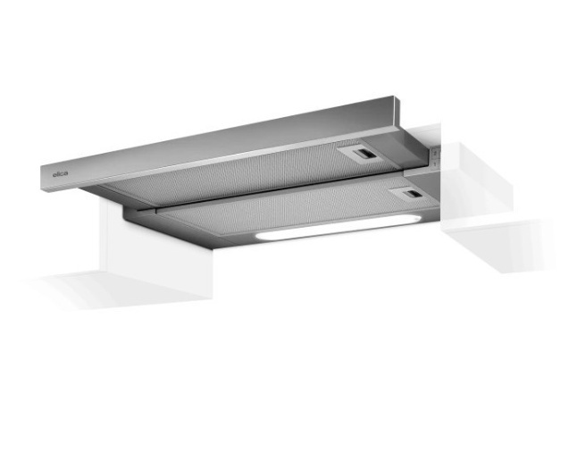 Elica integreeritav õhupuhasti TT14 LUX GRIX/A/60