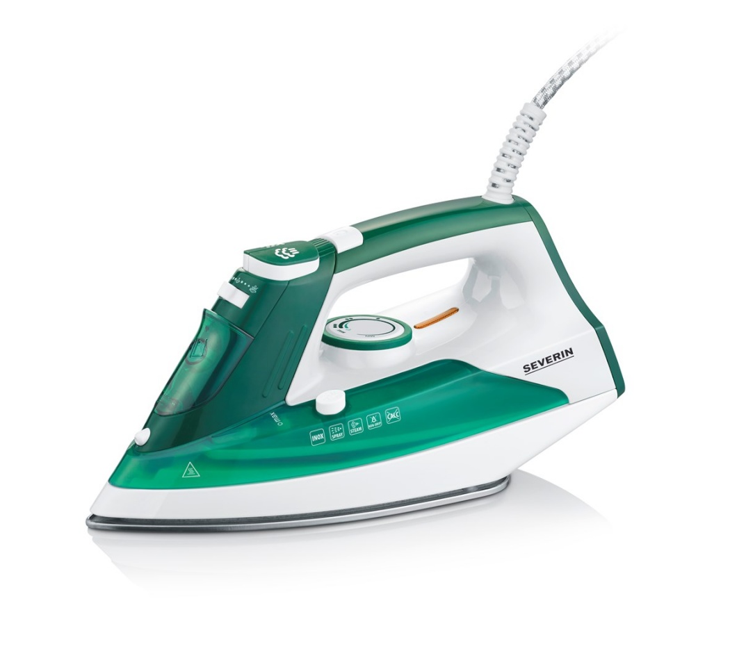 Severin triikraud BA 3261 Steam Iron, 2400W, valge/roheline