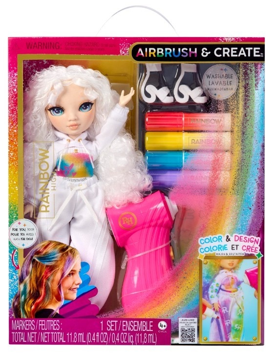 Mga mängunukk Doll Rainbow High Air Brush roheline Eyes