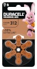 Duracell kuuldeaparaadile 312 6tk.