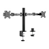 LogiLink Dual monitor mount 17-32 inches, arm 380mm, 2x12kg
