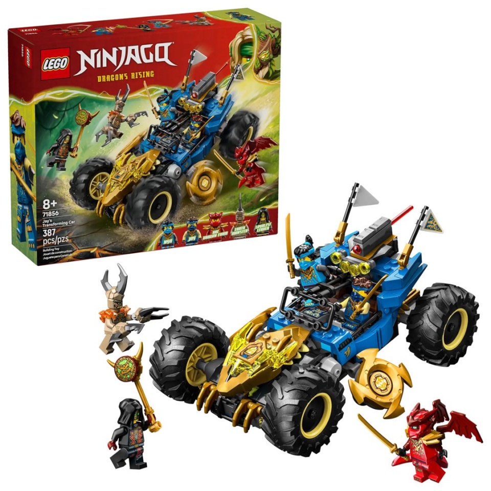 Lego klotsid NINJAGO 71856 Jay's Transforming Car