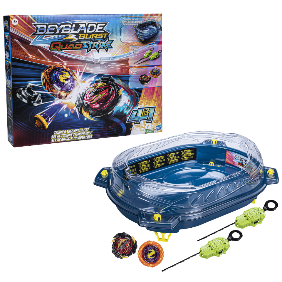 Hasbro mängukomplekt Beyblade QuadStrike Thunder Edge Battle Set F6781EU4
