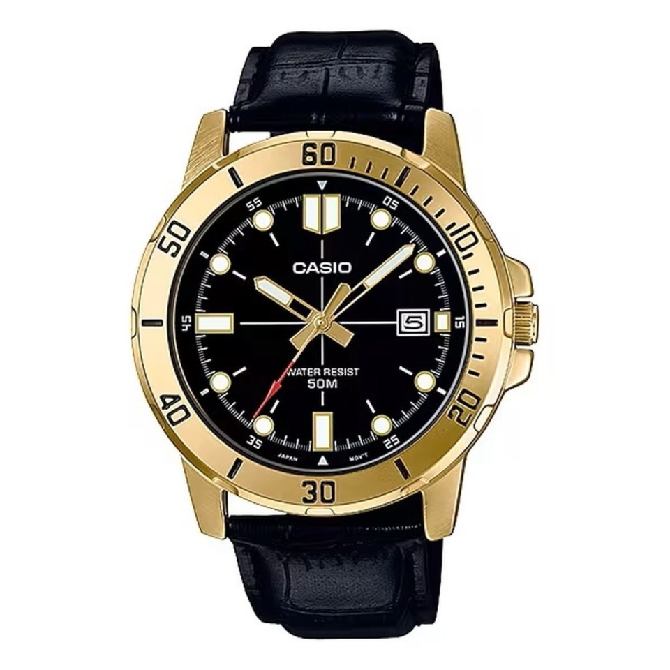 Casio meeste kell DIVER must (Ø 45 mm)