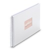 Hama fotoalbum Fine Art Spiral valge 36x32 50 schwarze Seiten 9844