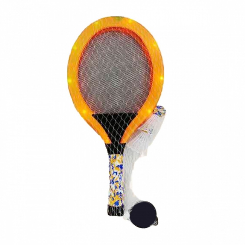 Madej Beach tennis - light up rackets and shuttlecock