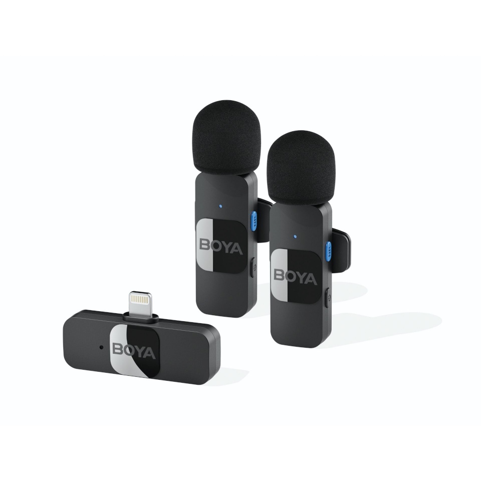 Boya mikrofon BY-V2 V2.0 2TX + 1RX