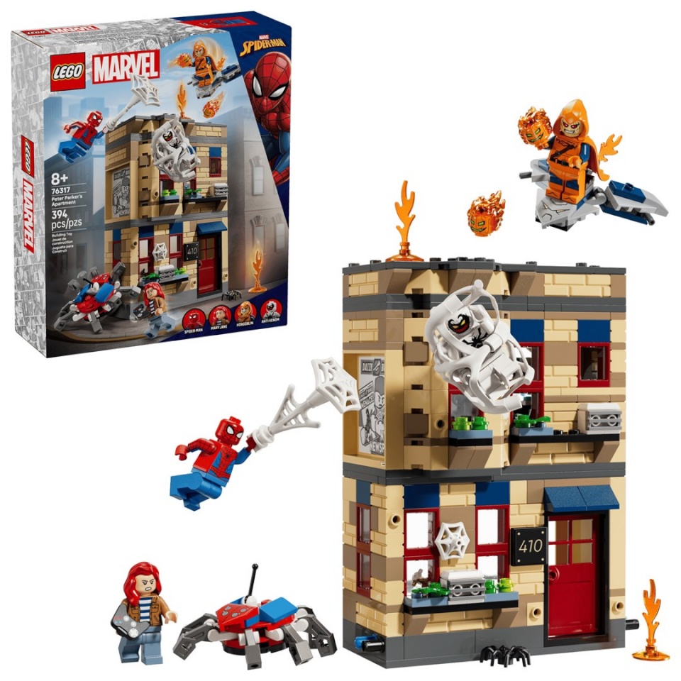 Lego klotsid MARVEL 76317 Peter Parker’s Apartment
