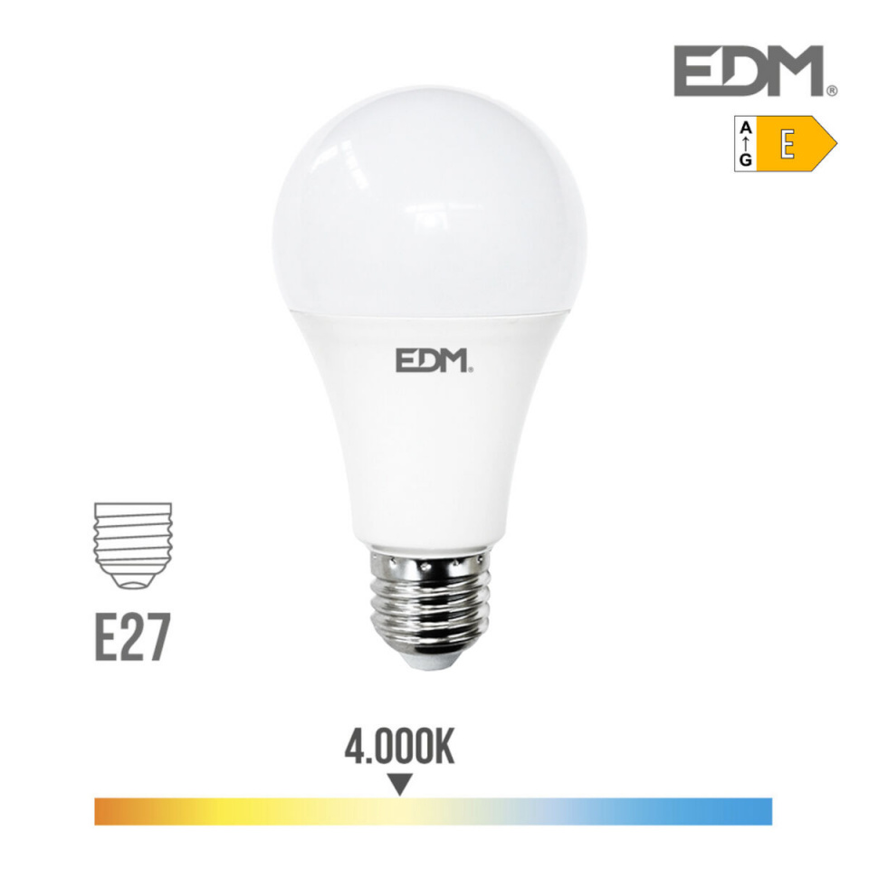 EDM LED pirn E 24 W E27 2700 lm Ø 7x13,6cm (4000 K)