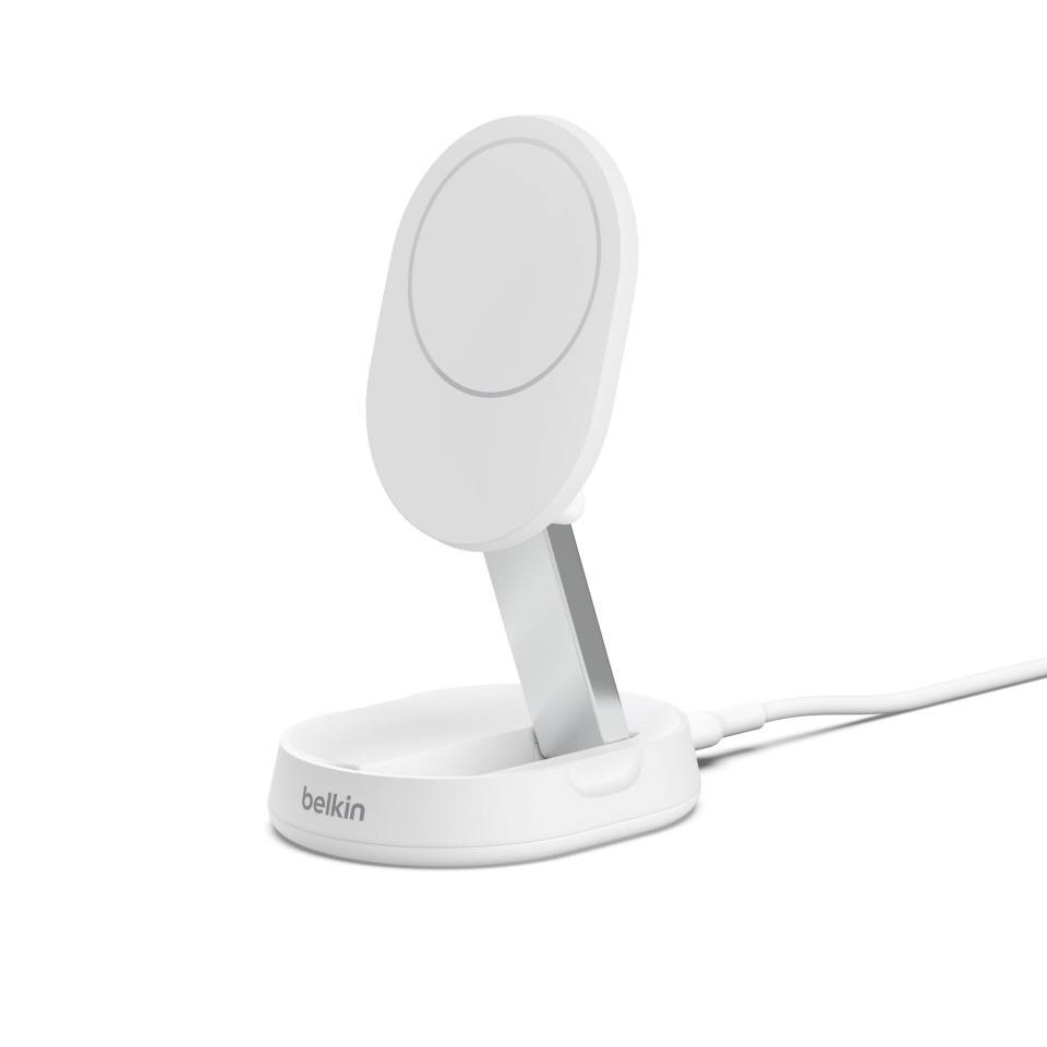 Belkin juhtmevaba laadija BOOST Charge Pro Qi2 15W magn.Ladestation valge WIA008btWH