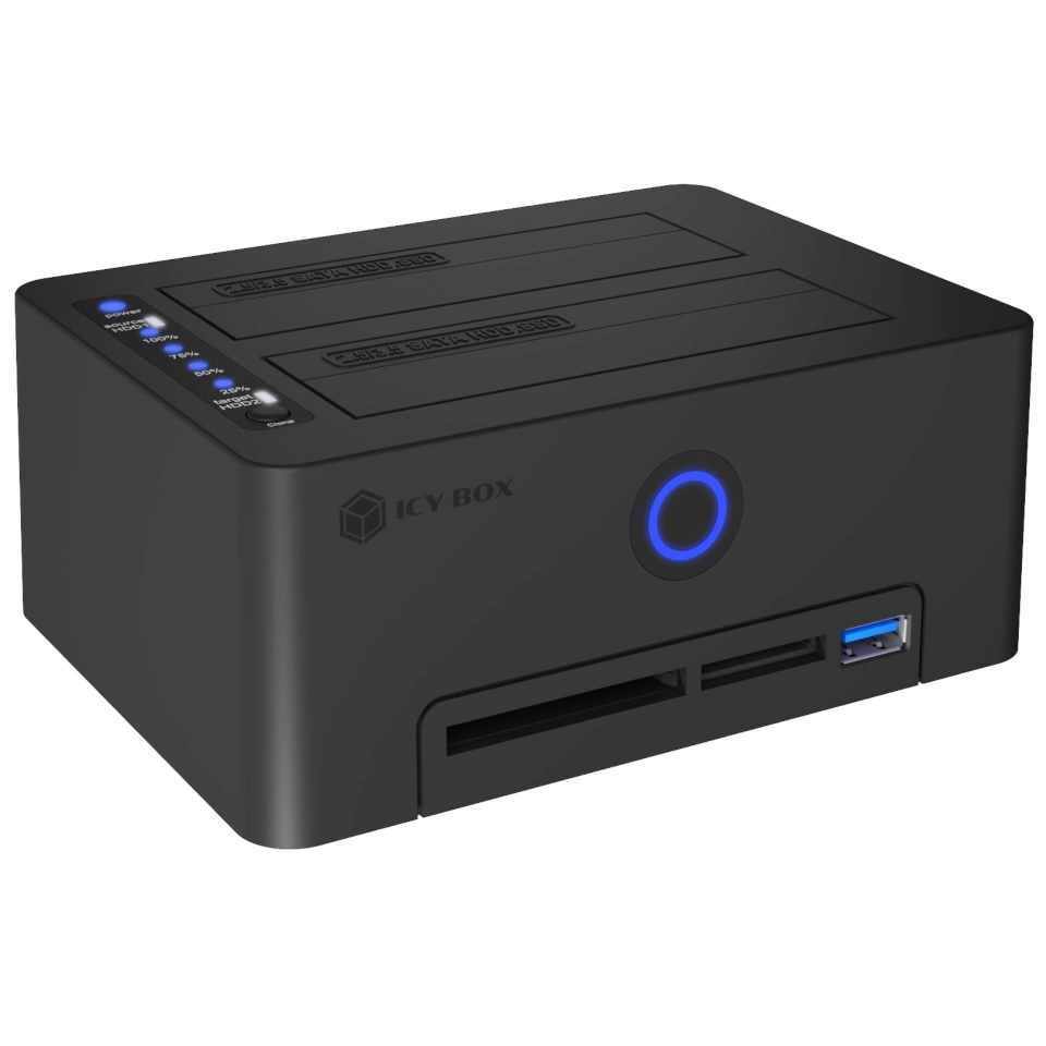 Icy Box kettaboks IB-1233CL-CR Docking Duplicator