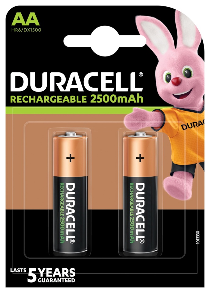 Duracell akupatarei NiMH HR6 AA 2500mAh 2tk