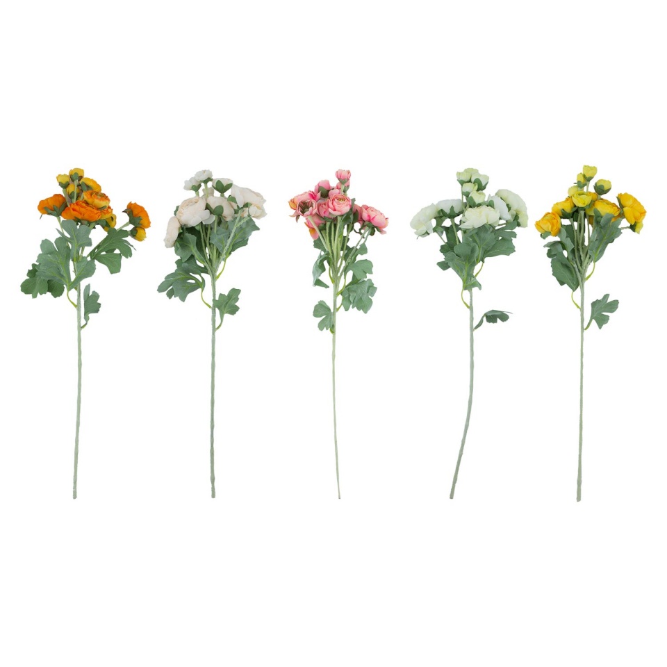 H4Y kunstlill FLOWERLY "Ranunculus" õisi, 12tk, mix