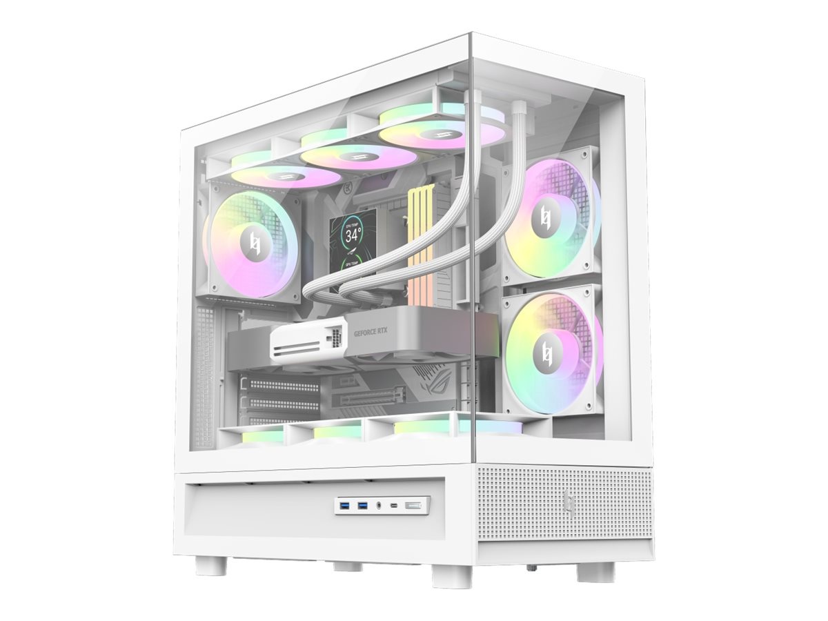 Gamemax korpus Case | NEX C51 WH | ATX/BTF