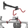 Maclean rattahoidja Horizontal Wall-Mounted Bike Rack, Steel, Max. Load 30 kg, Adjustable Angle, MC-172