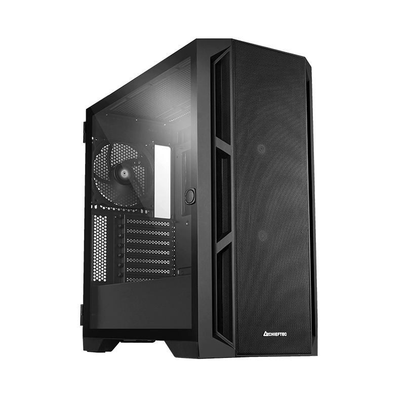 Chieftec korpus Apex Air GA-01B-M-OP (must, Tempered Glass)