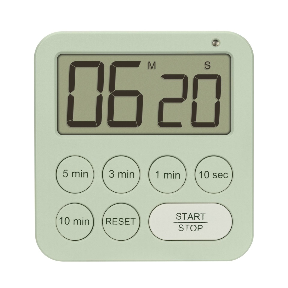 TFA digitaalne taimer ja stopper 38.2056.04 Digital Timer and Stopwatch, roheline