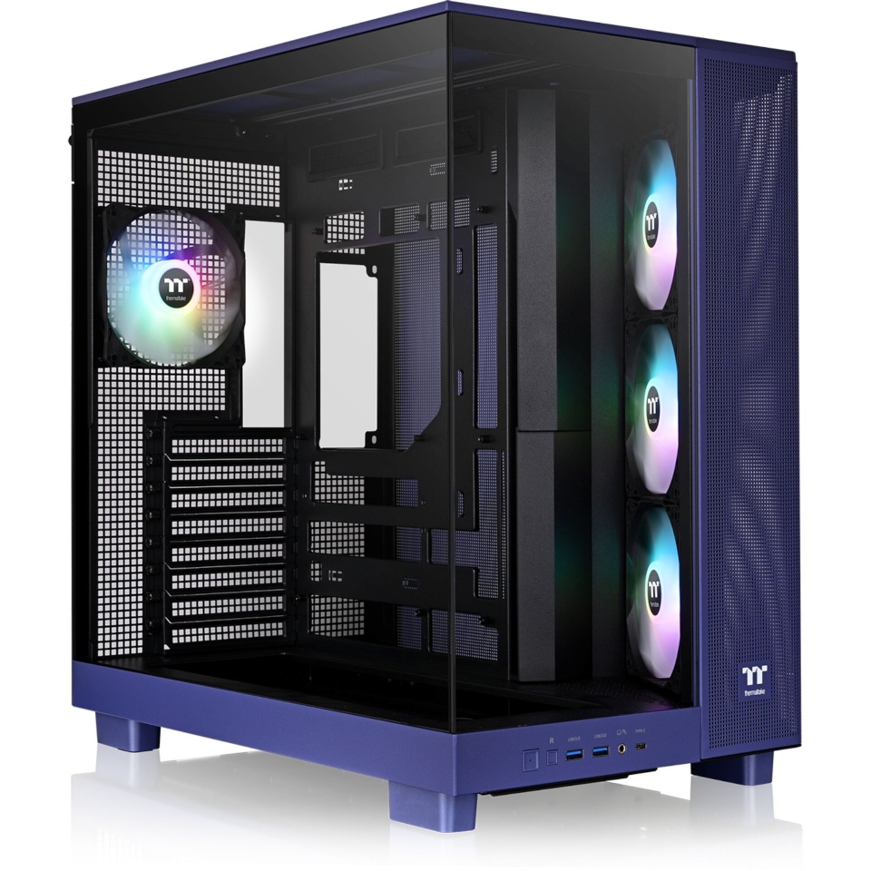 Thermaltake korpus View 380 XL TG ARGB (violett, Tempered Glass x 2)