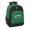 BlackFit8 seljakott Varsity must roheline 32x42x15cm