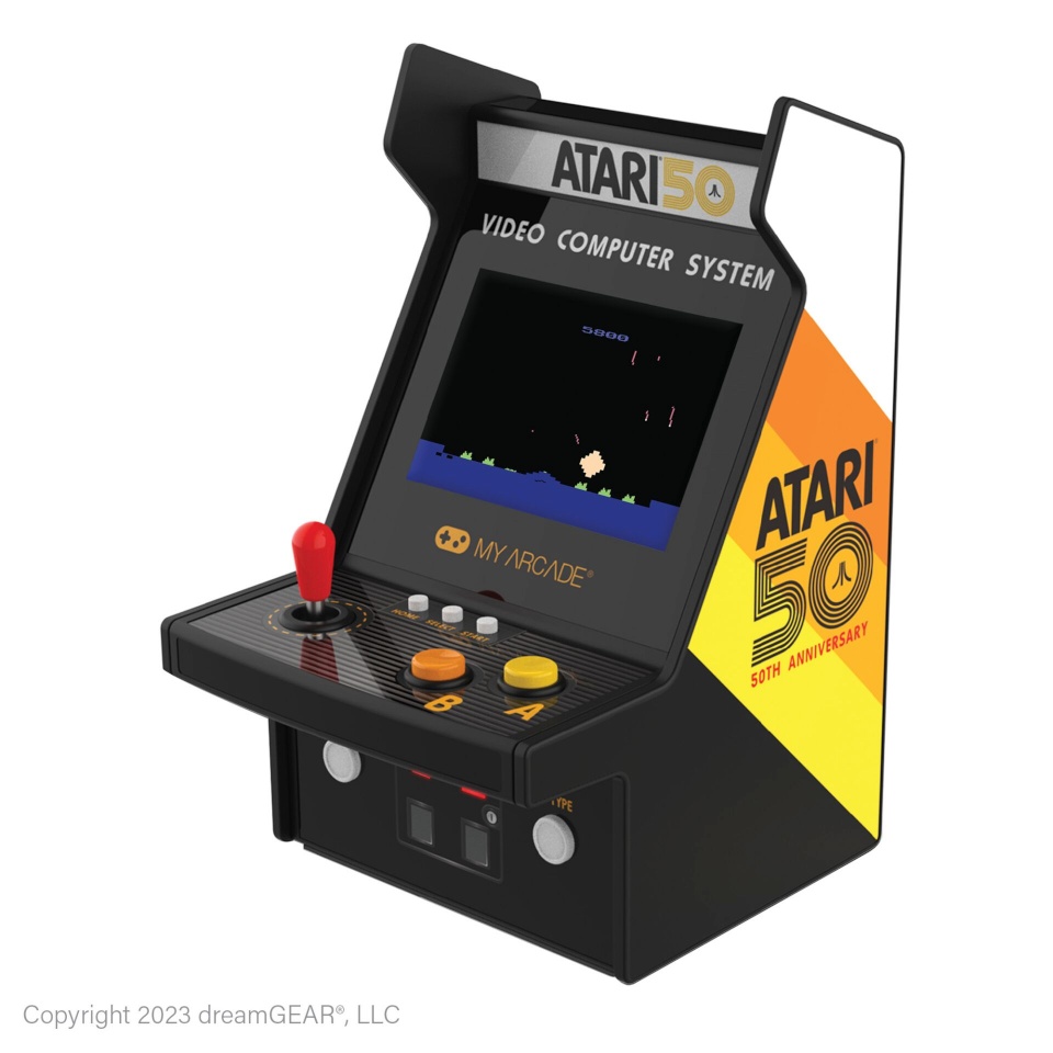 dreamGEAR mängukonsool My Arcade Micro Pro 6.7 Atari 100-in-1