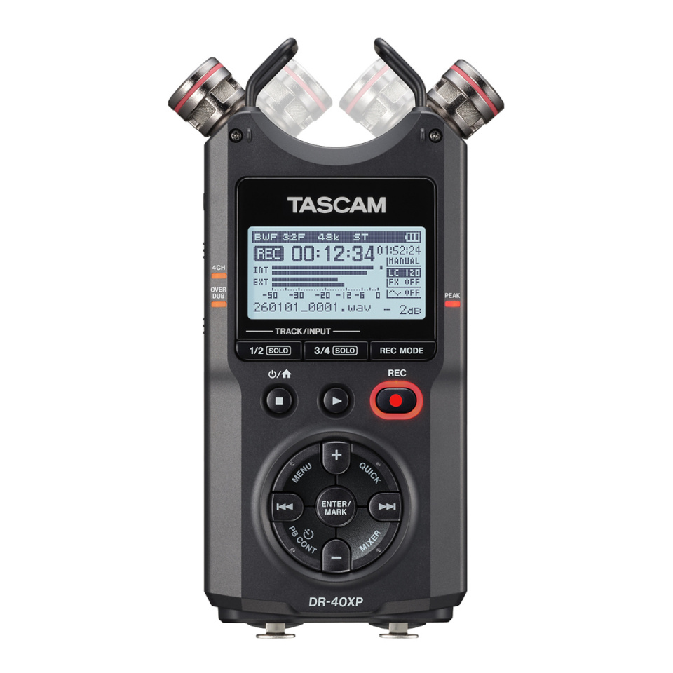Tascam helisalvesti DR-40XP Lineaarne PCM salvesti