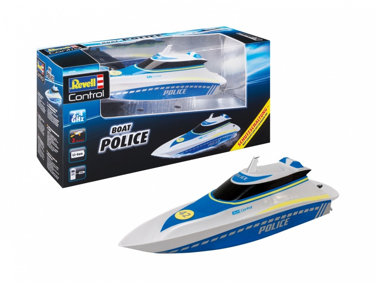 Revell Boat POLICE (valge/sinine)