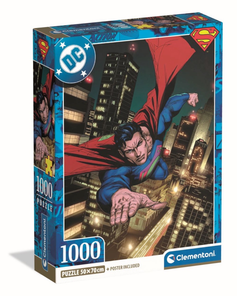 CLEMENTONI pusle Superman, 1000 tk, 37506