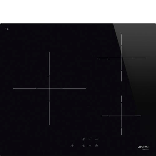 SMEG pliidiplaat SI2631D 3 x induktsioon, 60cm, must, lõigatud serv
