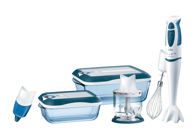 Braun saumikser MR4050 Multiquick Advantage Vacum 400W, valge/sinine