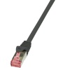 LogiLink Patchcord Cat.6 S/FTP PIMF PrimeLine 0,5m black