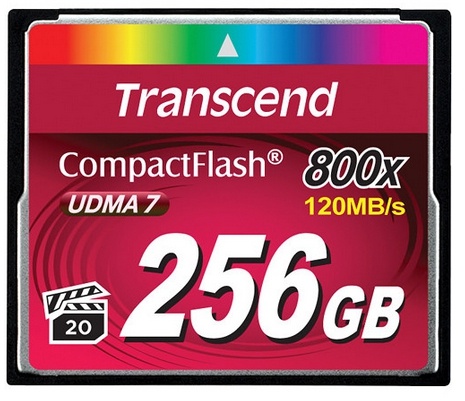 Transcend mälukaart CF 256GB 800x