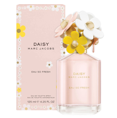 Marc Jacobs tualettvesi Daisy Eau So Fresh EDT 125ml, naistele