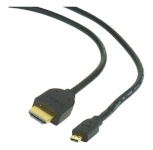 Gembird HDMI -HDMI Micro cable with gold-plated connectors 1.8m, bulk package