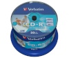 Verbatim toorikud CD-R 52x 700MB 50tk Cake Box Printable 43438