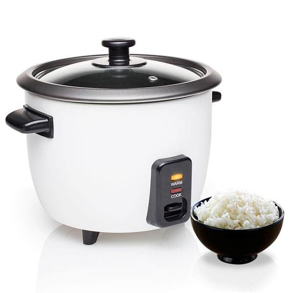 Tristar riisikeetja RK6117 Rice Cooker, valge/must