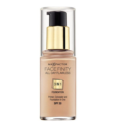 Max Factor Face Finity 3in1 Foundation SPF20 Cosmetic 30ml, 50 Natural, naistele