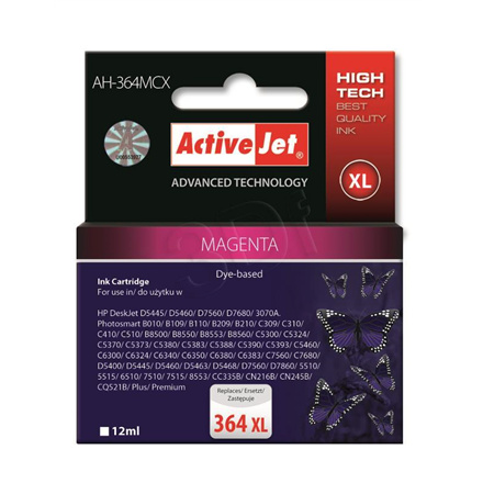 ActiveJet tindikassett AH-364MCX HP CB324EE nr 364XL Magneta